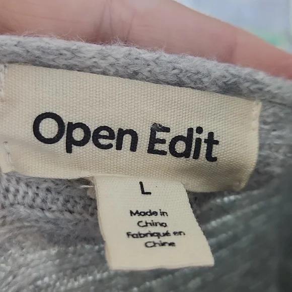 Nordstrom Open Edit Ribbed Sweater - Picture 7 of 8